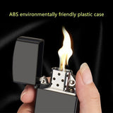 【QINQUAN】Retro kerosene Lighter fire starter Cigarette Lighter Outdoor Windproof Lighter man Gift(Without Kerosene)