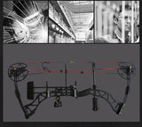 outdoor fish shooting competitive shooting bow and arrow mechanical bow outdoor Kaimeiqin compound bow 35-70lbs suit