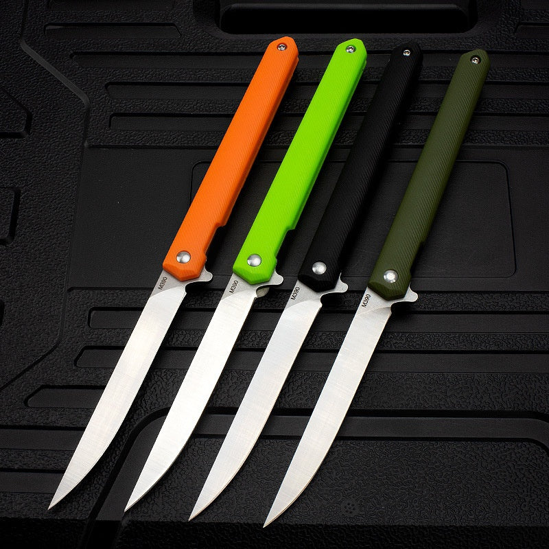Outdoor Mini Knife Sharp Bearing Folding Knife Wilderness Survival Fruit Knife M390 Magic Pen Folding Knife