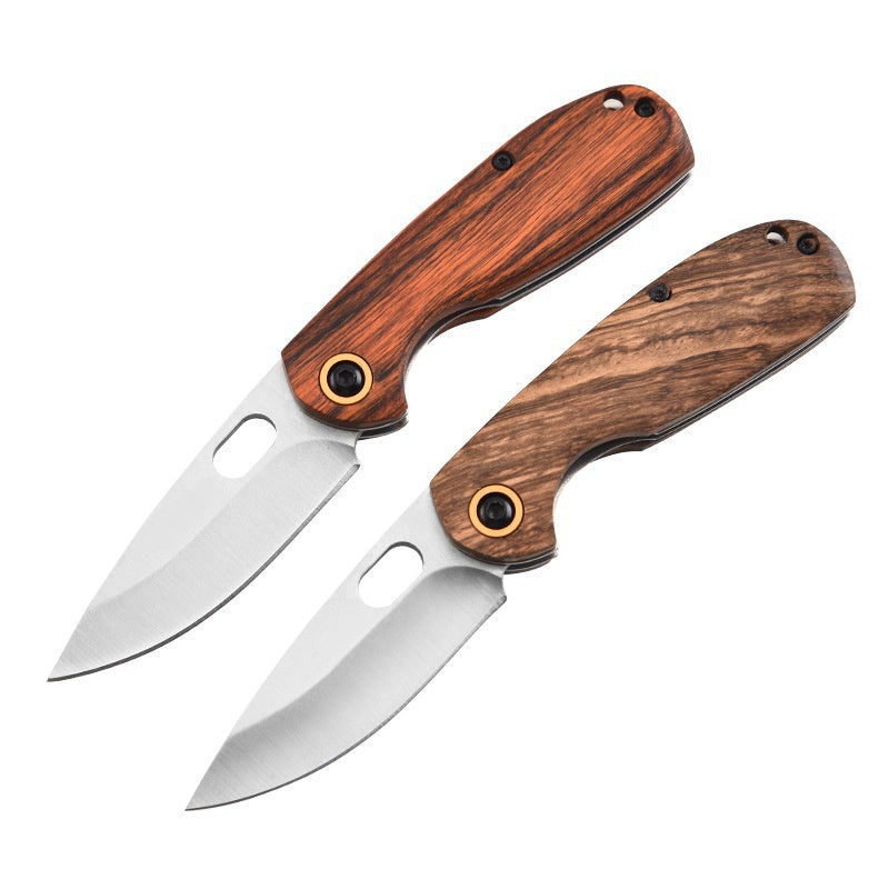 Outdoor parrot knife folding knife outdoor stainless steel folding knife portable self-defense knife