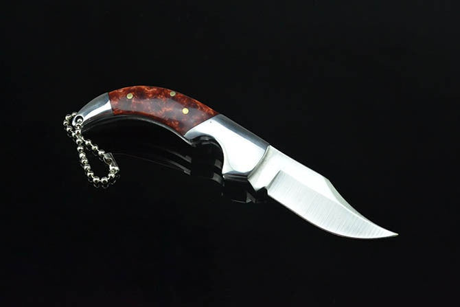 Outdoor Gray Wolf Knife Knife Exquisite Gift Fruit Knife Folding Knife (without lock)