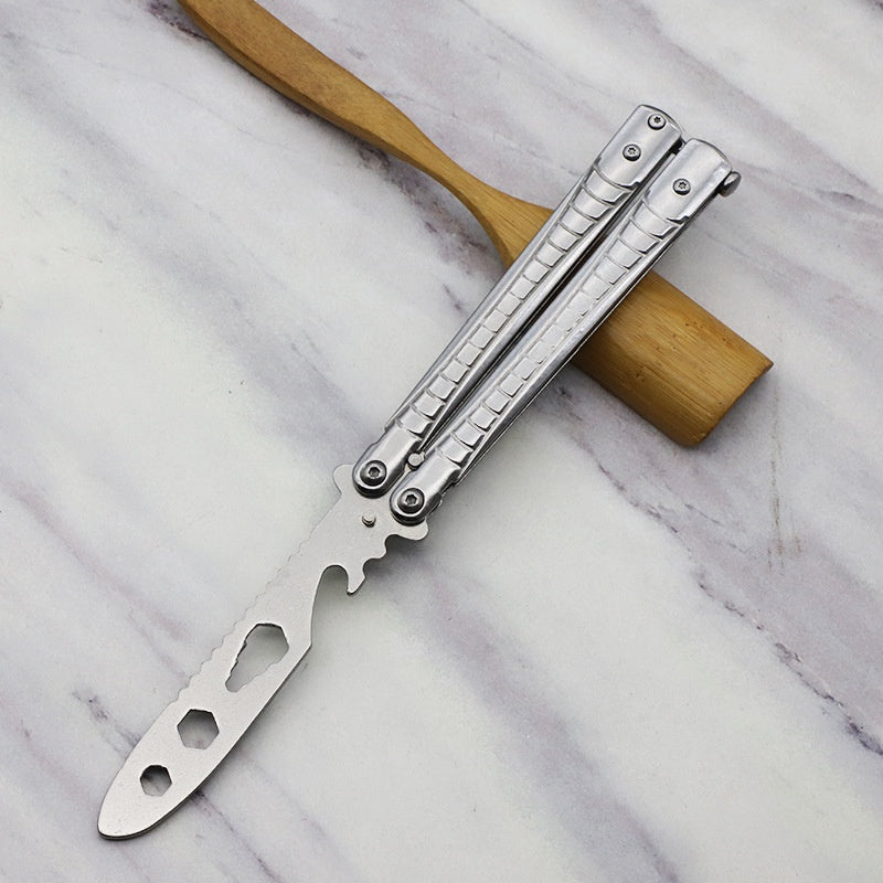 Unedge Butterfly Knife Butterfly Knife Novice Knife Knife Knife Outdoor Self-Defense Folding Knife
