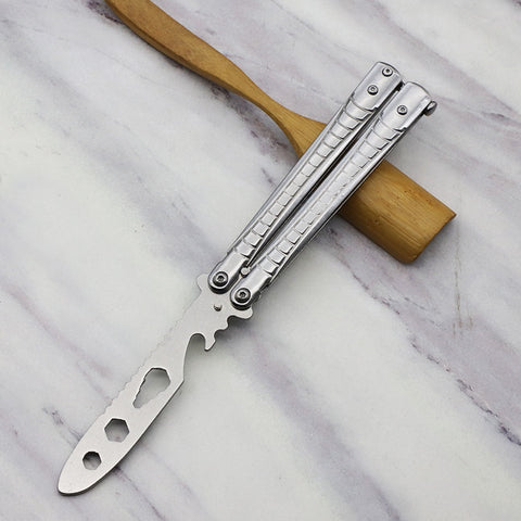 Unedge Butterfly Knife Butterfly Knife Novice Knife Knife Knife Outdoor Self-Defense Folding Knife