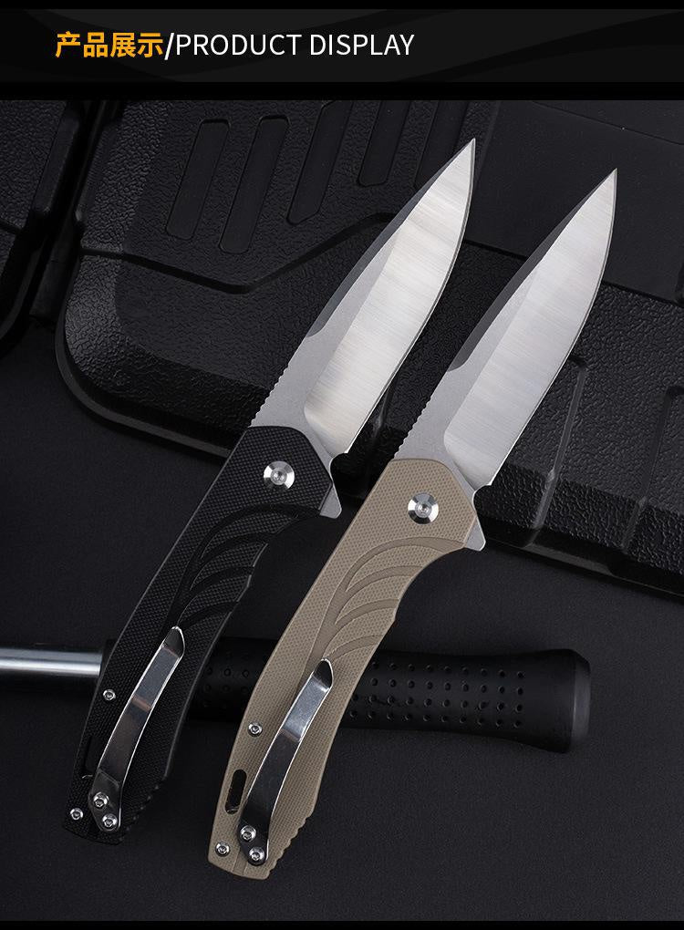 self-defense sharp fruit knife Yangjiang knife Spot camping survival outdoor folding knife stainless steel folding knife