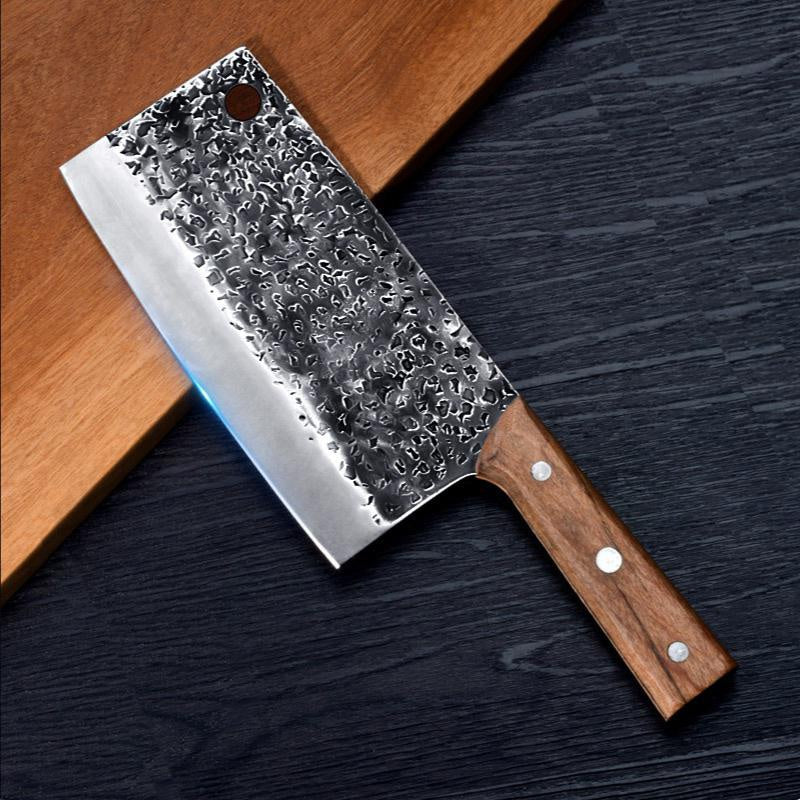 Manual forging, beating and cutting dual-purpose knife bone cutting knife kitchen knife stainless steel kitchen knife household