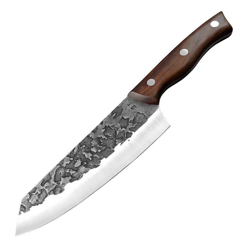 Stainless Steel Kitchen Chef's Knife Bone Crusher Knife Hand Forged Stainless Steel Butcher Cleaver High Carbon Composite Steel Knife