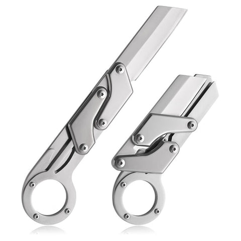 【Free gift】Outdoor knife Mechanical folding knife Convenient folding knife High hardness Multifunctional promotion Form Fruit express knife