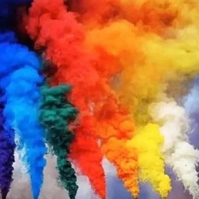 20 Colors Wedding venue Stage Photography Aid Toy Smoke Cake Smoke Effect Show Round Bomb Opening Ceremony of the Games