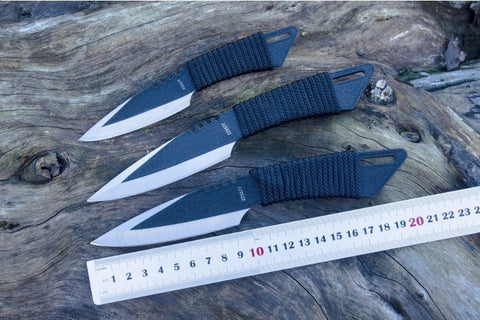 2025 3 stk stiletkniv overlevelseskniv sæt jagtkniv taktisk kniv rustfrit stål kniv | POPOTR™