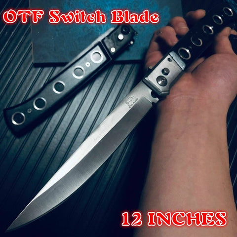 2025 Sword Umbrella Otf Knife Stiletto Knife Hunting Knife Tactical Knife Spring Assisted Knife Blade Multi-purpose Knife| POPOTR™