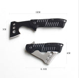 2025 Tactical Axe Throwing Axes Mini Axe Hammer Folding Axe Keychain Best Survival Axes  Climbing Gear | POPOTR™