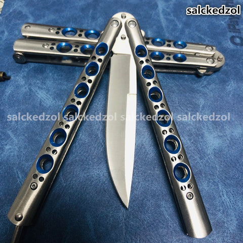2025 Survival Knife Practice Butterfly Knife Hunting Knife Training Knife Combat Knife | POPOTR™