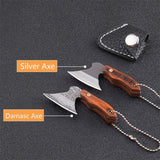 2025 【Free gift】440 Best Edc Knife Pocket Knife Hunting Knife Stainless Steel Knife Handle Wood Battle Axe| POPOTR™ | POPOTR™