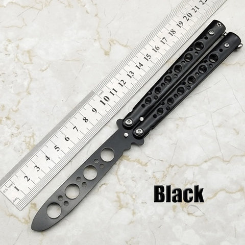 2025 Practice Butterfly Knife Hunting Knife Training Knife Balisong Knife| POPOTR™