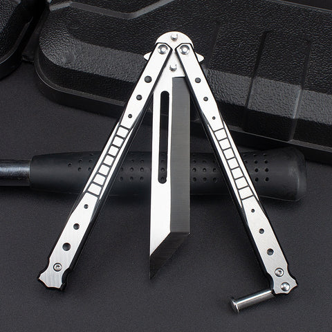 2025 Folding Knife Butterfly Knife Hunting Knife Training Knife Stainless Steel Knife| POPOTR™