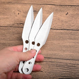 3/6Pcs 6.5"" Tactical Throwing Knife Set Stainless Steel Fixed Blade Combat Ninja Kunai Hunting Accessories