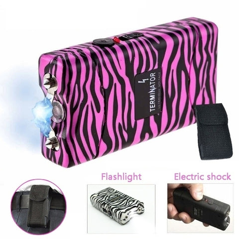 2025 Tactical Flashlight Stun Gun for sale Self-defense Weapons For Women Survival Camp | POPOTR™