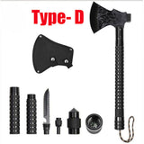Survival Camping Foldable Tactical Multi Tool Kit Emergency Gear Outdoor Tourist Portable Tomahawk Wild Hatchet AX