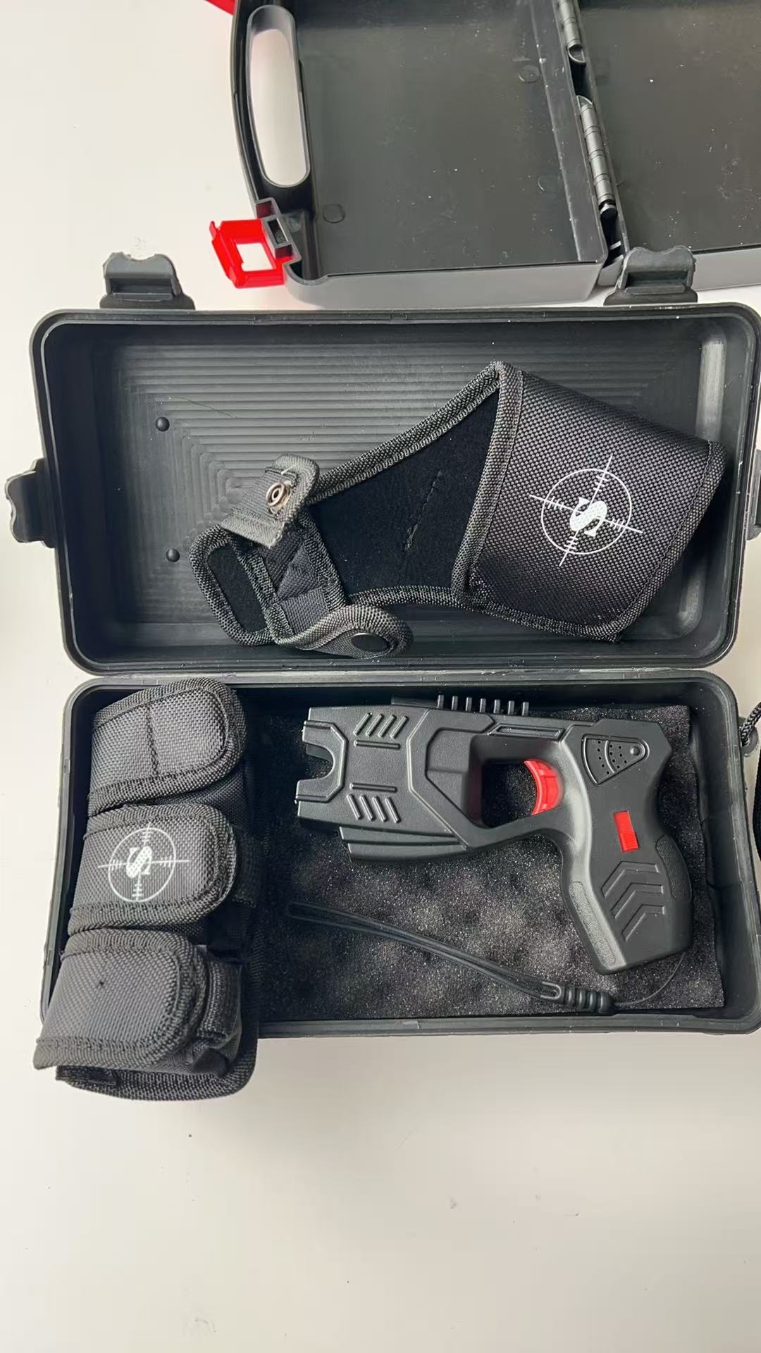 2025 Police Stun Gun Million volt Baton Tactical Electric shock Flashlight  Rechargeable Stun Rob Self-defense Weapons Electronic Stun Baton 50 style | POPOTR™