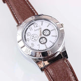 Personalized creative watch charging lighter usb metal men's watch with real watch cigarette lighter
