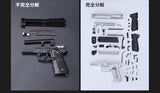 1:2.05m92a1 alloy shell throwing Beretta model disassembly metal, non-firing