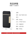 2025 808 open flame conversion straight punch double fire inflatable lighter, creative windproof logo custom lighter | POPOTR