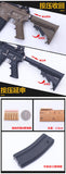 1:2.05 Alloy military model throwing shell m4A1 model Carbin disassembly metal ricochet cannot be fired