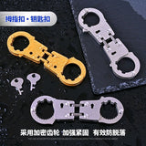 Thumb Lock Buckle Toe Lock Buckle SM Bondage Handcuffs Adult Games Sex Toys For Couple Cosplay Stainless Steel Erotic Products