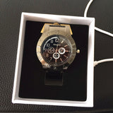 Personalized creative watch charging lighter usb metal men's watch with real watch cigarette lighter