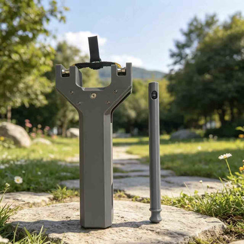 Automatic loading Slingshot Automatic slingshot Removable magazine with rubber band Leather pocket Toy Portable quick loading