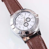 Personalized creative watch charging lighter usb metal men's watch with real watch cigarette lighter