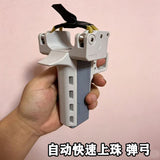 New automatic loading, explosive slingshot with magazine, fast beading toy, full set of magnetic magnetic elastic rack