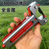 CNC All-Metal Automatic Slingshot Lightweight and Durable Outdoor Toys Adult Special Slingshot Daquan High Precision