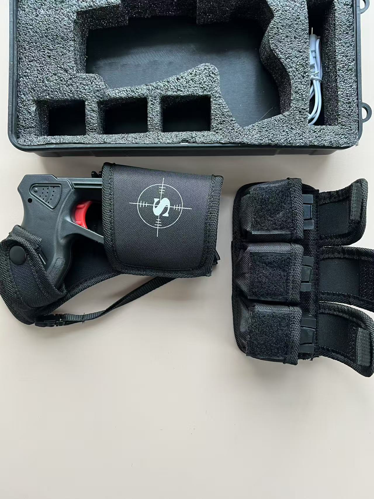 2025 Police Stun Gun Million volt Baton Tactical Electric shock Flashlight  Rechargeable Stun Rob Self-defense Weapons Electronic Stun Baton 50 style | POPOTR™