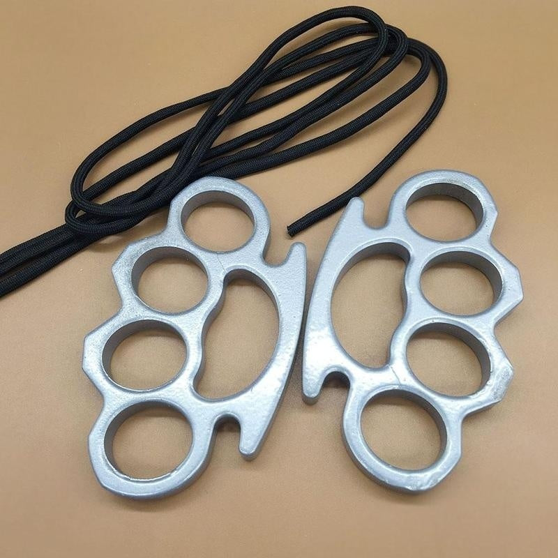 CHR Selvforsvar Messing Knoer Metal Fingre Tiger Multifunktionel Taktisk Overlevelse EDC Værktøj 1 stk.