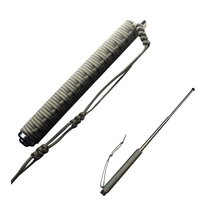 13/18/2126inch Window Breaker Self Defense Pure Solid Steel Defense Extendable Stick  Tactical Baton Retractable Telescopic Portable for Outdoor Walking Hiking Security Emergency Escape Tool CR9