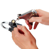 24pcs Lock Padlock Picking Tools Kit Transparent Key Extractor Lock Pick Gun Set Credit Card Tools