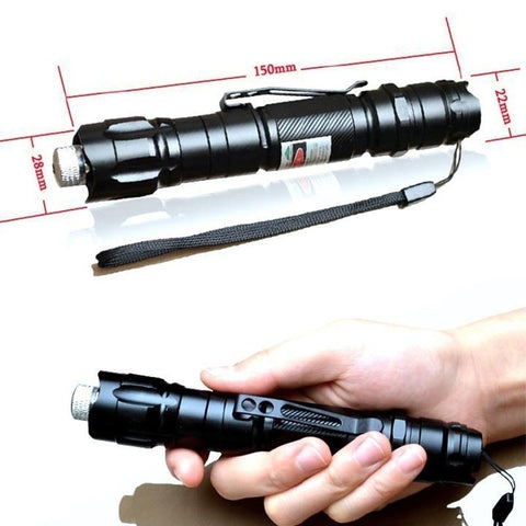 Durable 532nm Pen Clip Green Laser Pointer Laser Sight With 18650 Battery + Charger  High Power 532nm High Power 8000M Lazer Torch Flashlight | POPOTR™