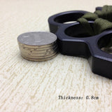 Portable Steel Knuckles Survival Self-Defense Tool Tactical Survival EDC Fighting Camping Outdoor Tools