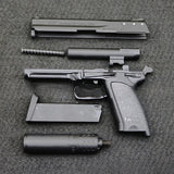 1:2.05 alloy disassembly metal, new shell throwing USP model, non-firing