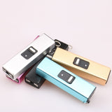 2025 New Electric Shock Portable Shock Electric Baton Stun Gun Rechargeable with Safety Disable Pin LED Flashlight| POPOTR™