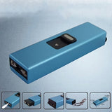 2025 New Electric Shock Portable Shock Electric Baton Stun Gun Rechargeable with Safety Disable Pin LED Flashlight| POPOTR™