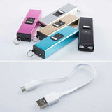 2025 New Electric Shock Portable Shock Electric Baton Stun Gun Rechargeable with Safety Disable Pin LED Flashlight| POPOTR™