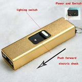 2025 New Electric Shock Portable Shock Electric Baton Stun Gun Rechargeable with Safety Disable Pin LED Flashlight| POPOTR™