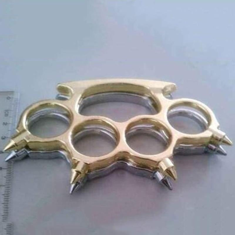 Brass Knuckles Tactical Survival Multi-Functional Self Defense Knuckle