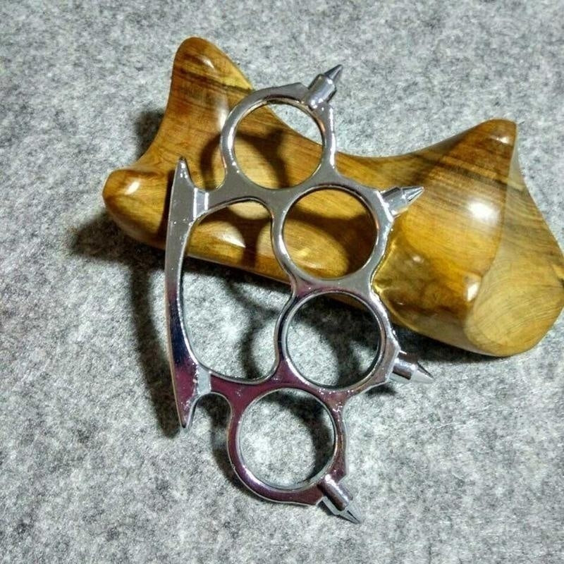 Brass Knuckles Tactical Survival Multi-Functional Self Defense Knuckle