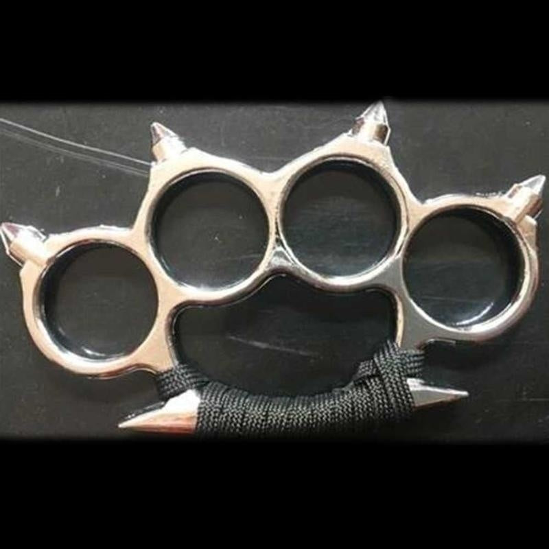 Brass Knuckles Tactical Survival Multi-Functional Self Defense Knuckle