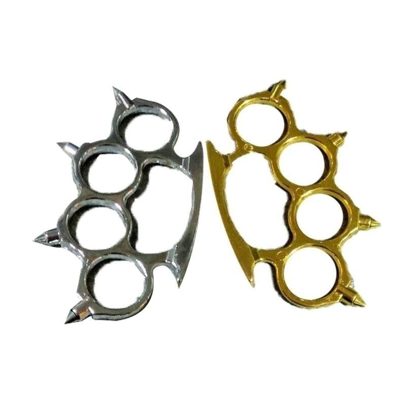 Brass Knuckles Tactical Survival Multi-Functional Self Defense Knuckle