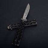 Hot ! Butterfly Knife Practice Knifes OUTDOORS Tactical Knives Combat Trainer Very Sharp Survival Tools