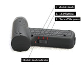 Ultra High Voltage Electric Shock Gun Outdoor Defense Electric Shock Stun Gun Women Self-defense Electric Shock Flashlight LED Rechargeable Flashlight CR6